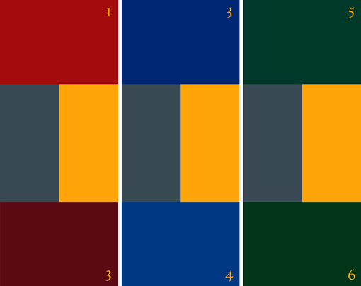 Reichsritter: Farbschema
